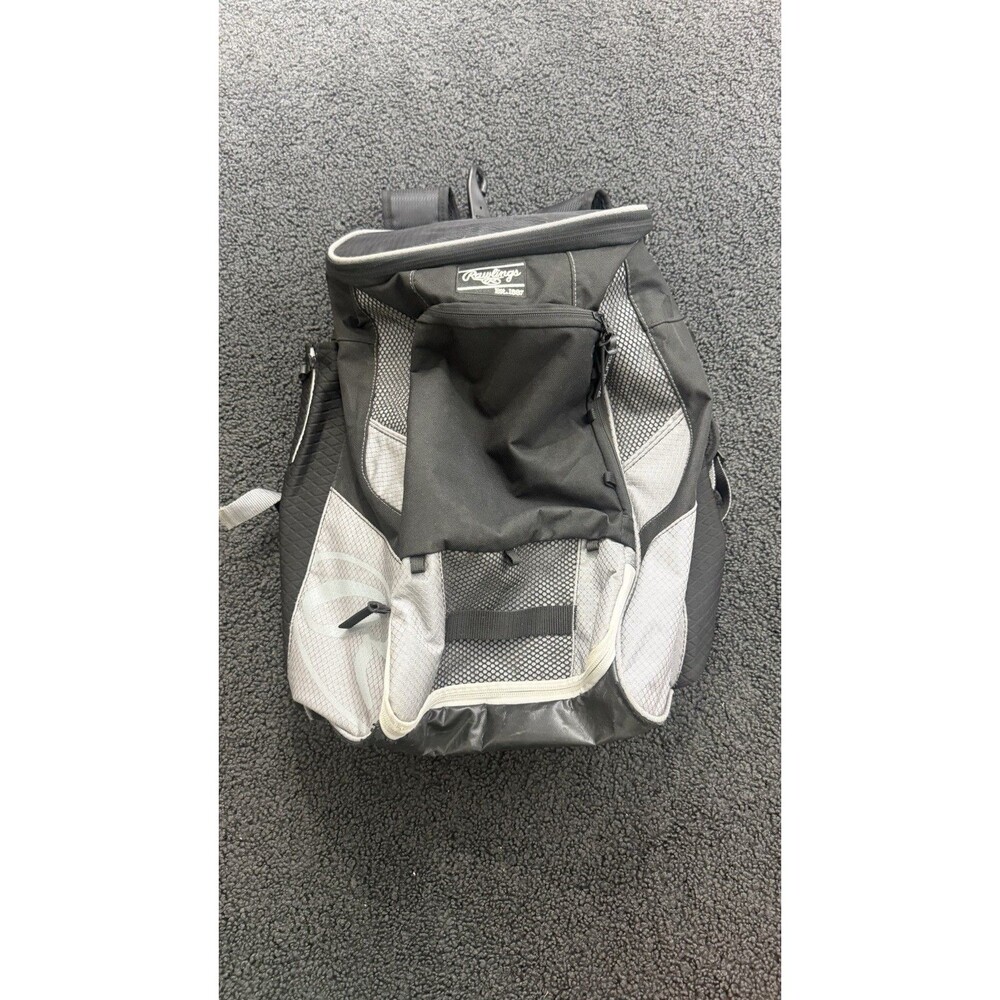 Rawlings The Mark of a Pro Softball Baseball Backpack 2 Bat With Hook And Loop
